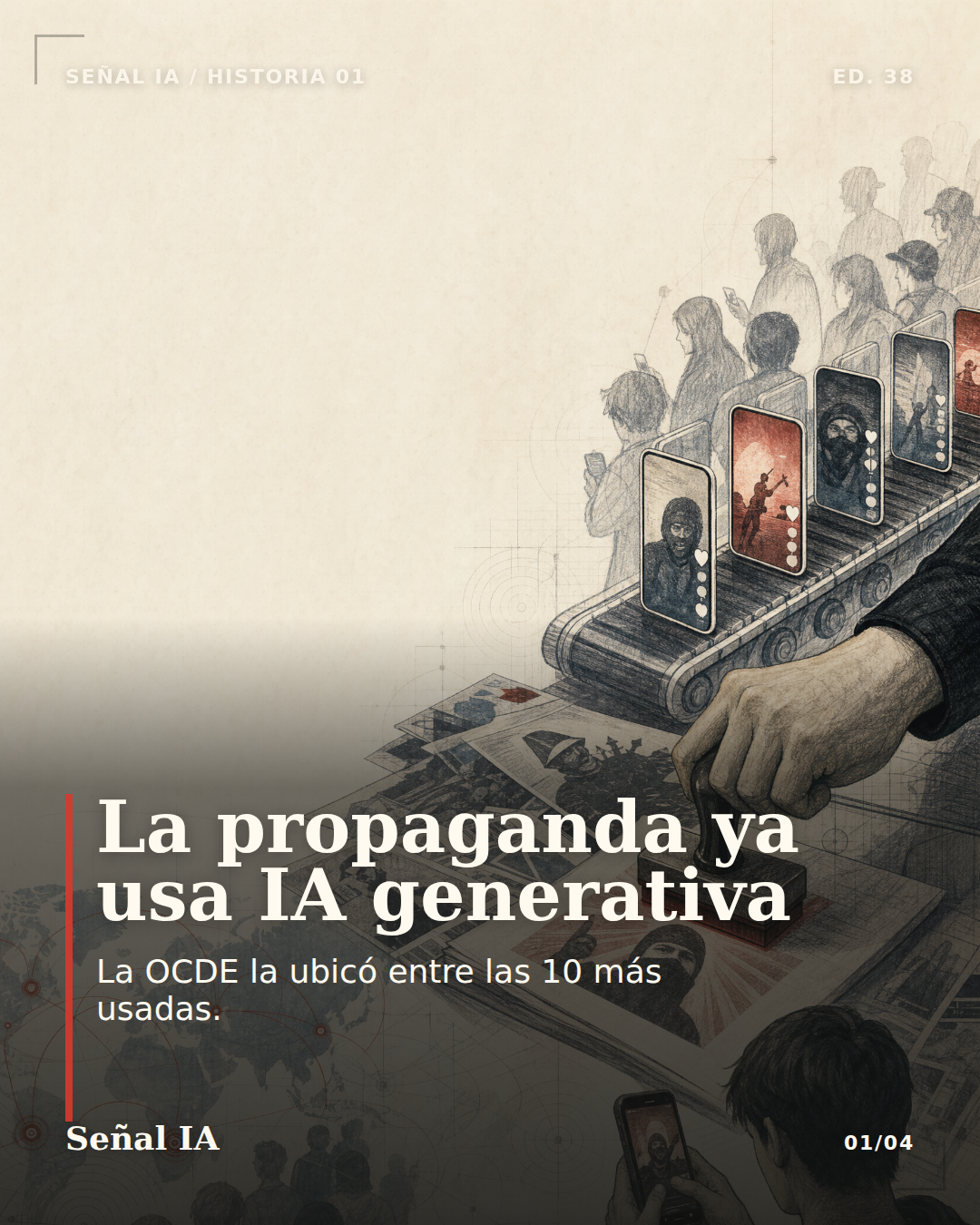 Portada de un carrusel editorial del laboratorio Señal IA